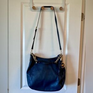 Vintage MK hobo bag, NAVY BLUE